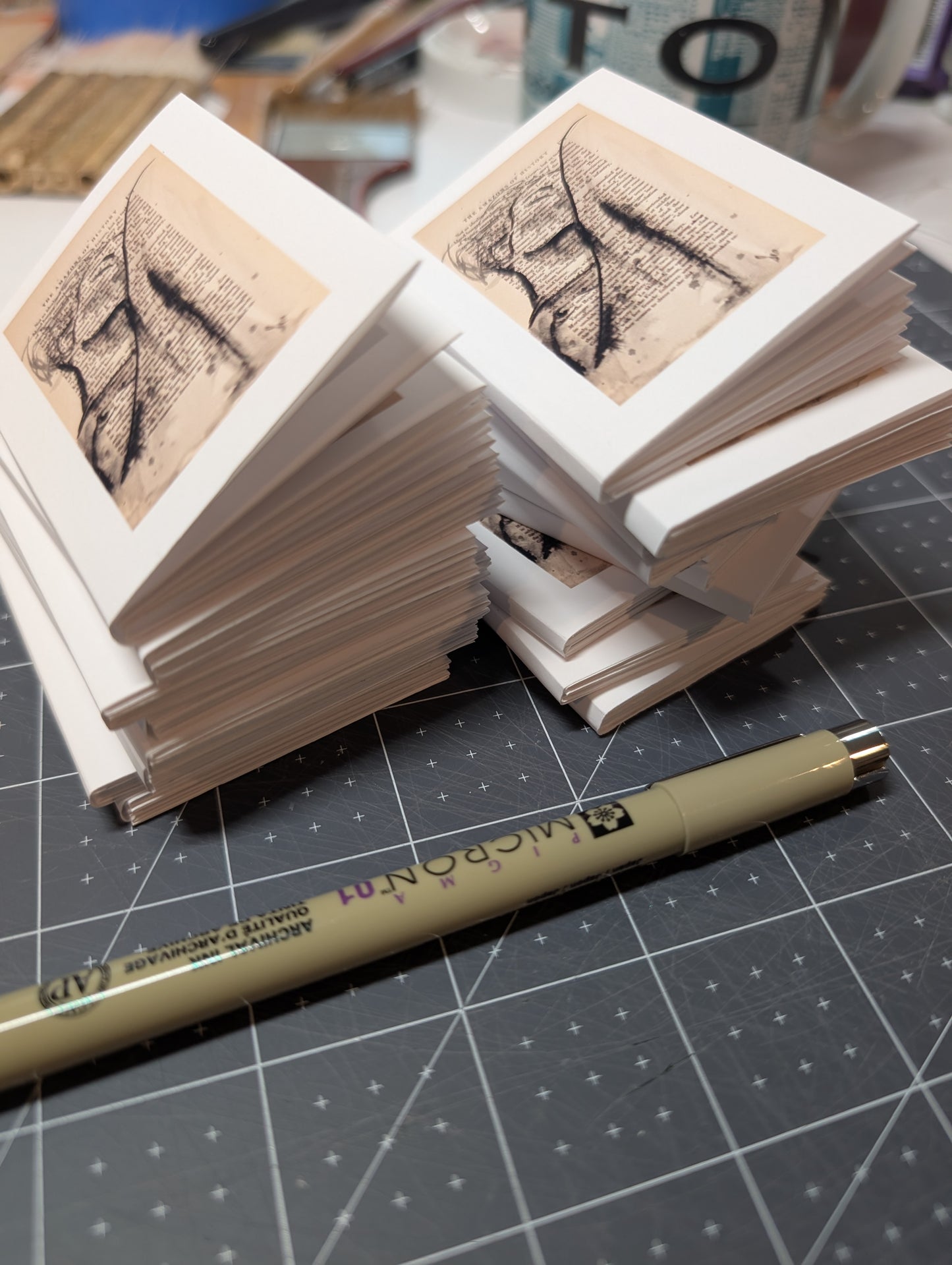 Ink Figure Zine — Handmade Art Book