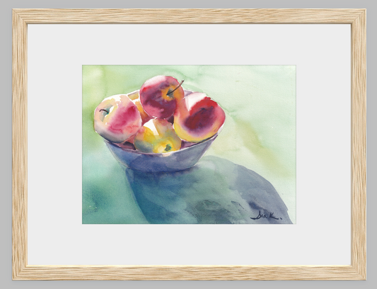 Apples – Still Life Fine Art Print (Watercolor)