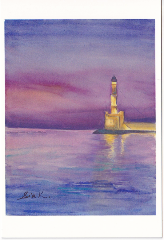Chania Lighthouse (Crete) Postcard – Fine Art 4x6 Prints