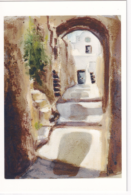 Emboreio, Santorini Postcard – Fine Art 4x6 Prints