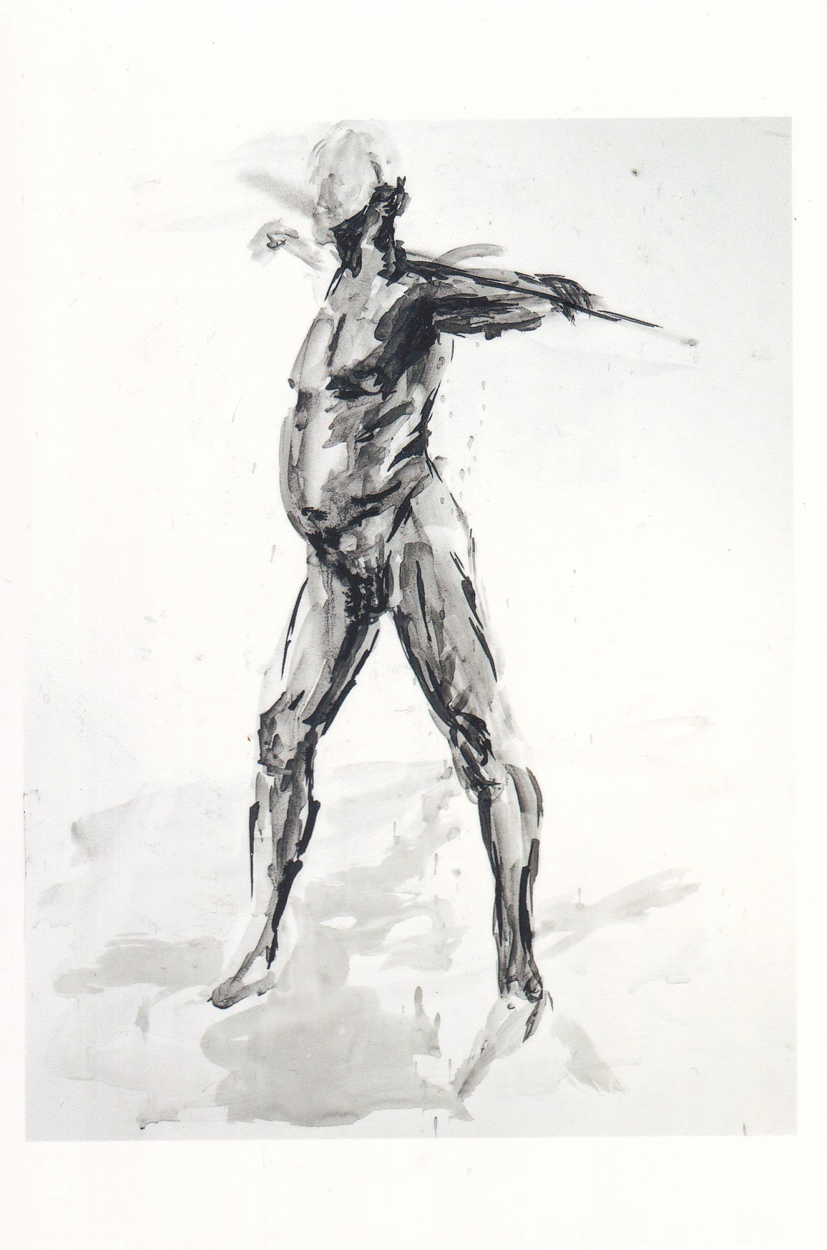 Black Ink Figure Postcards – Fine Art 4x6 Prints