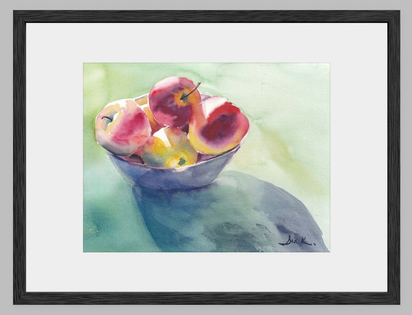 Apples – Still Life Fine Art Print (Watercolor)