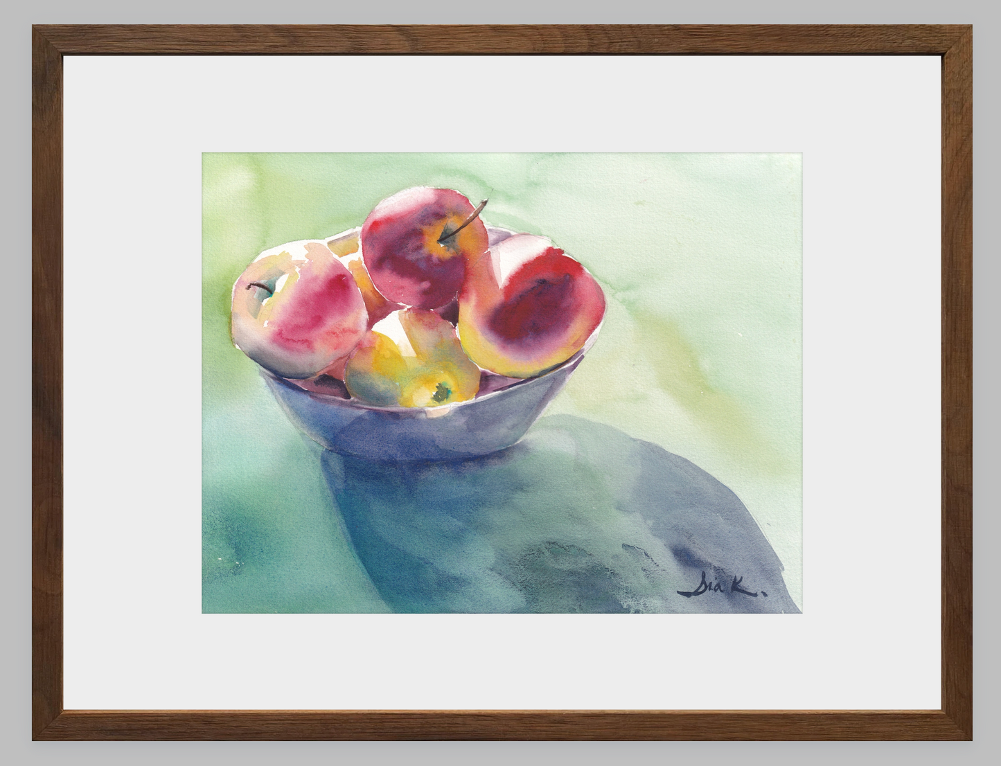 Apples – Still Life Fine Art Print (Watercolor)