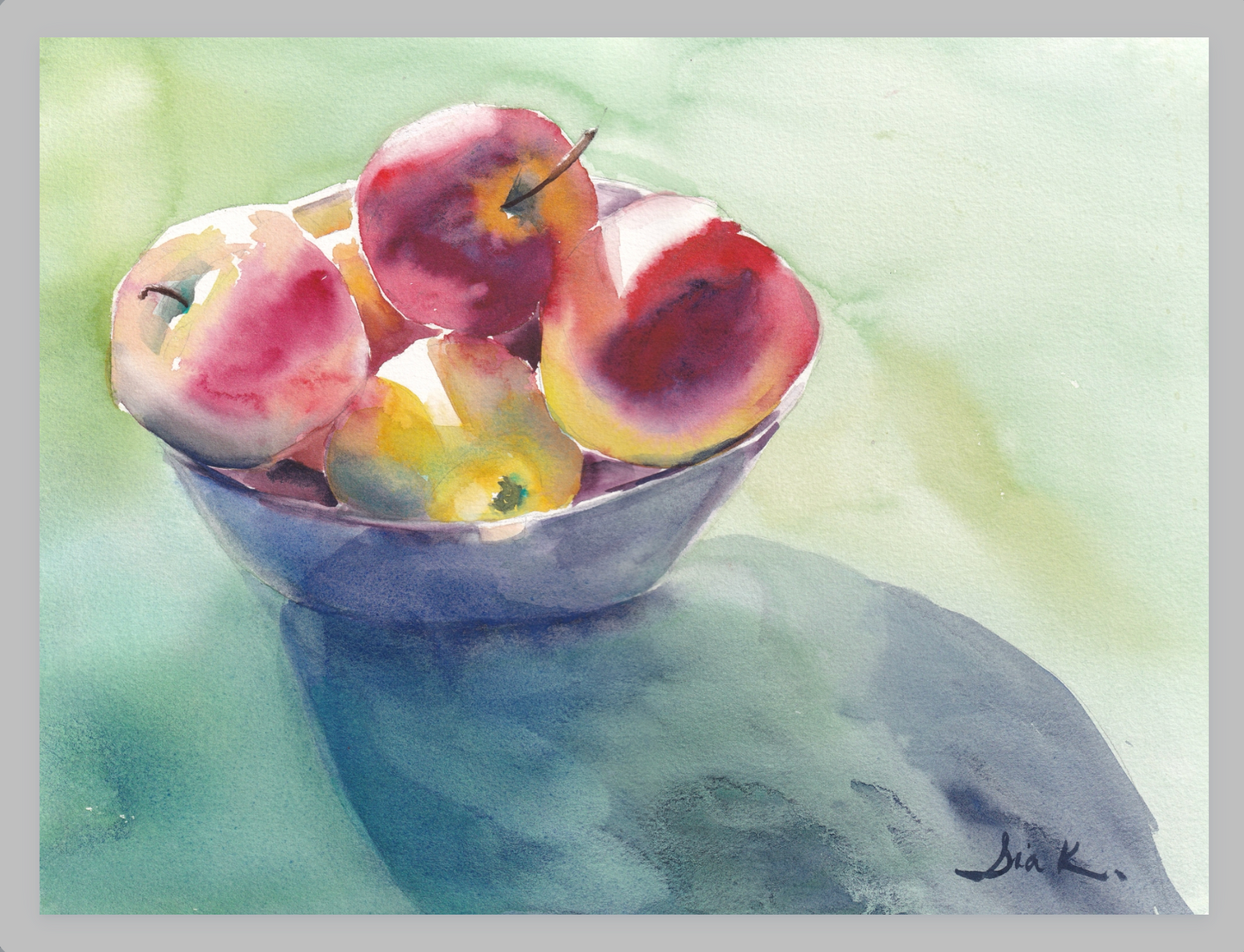 Apples – Still Life Fine Art Print (Watercolor)